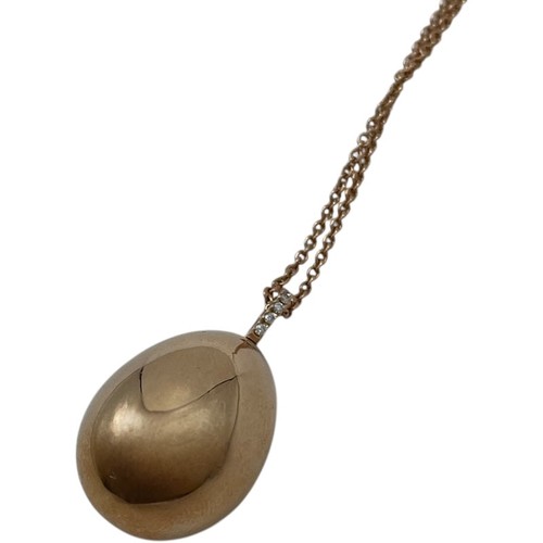 Collana con uovo essenza - con, in