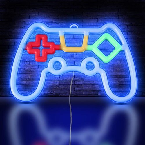 Insegna neon led - al, gioco