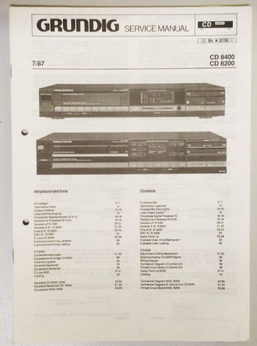 Grundig service manual - manual, manuale