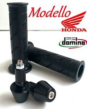 Kit Manopole Domino 0280+Contrappesi Neri UNIVER HONDA Transalp XL 700 V .