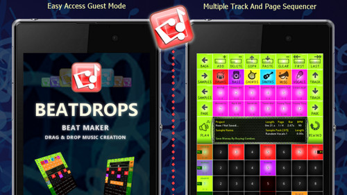 Beatdrops app per - app, creare