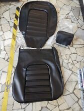 SET RIVESTIMENTO SEDILE ALFA ROMEO SPIDER 78-82 SKY NERO COMPLETO DI POGGIATESTA
