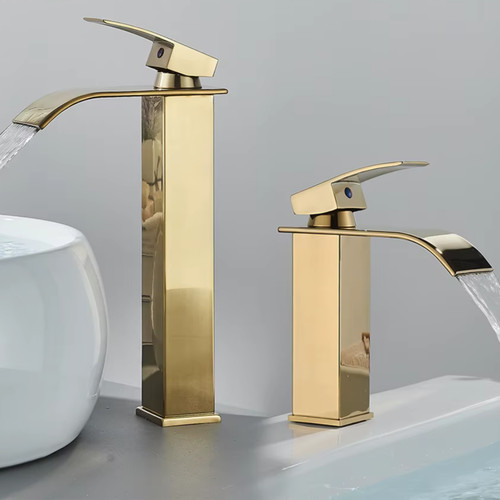 Rubinetto lavabo cascata - rubinetto,