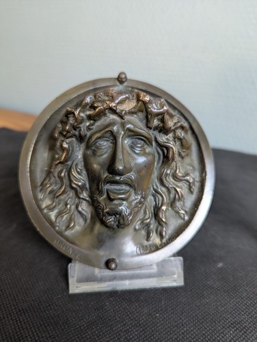 Medaglione bronzo patina - bronzo,