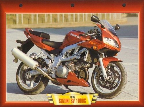Fiche moto suzuki 1000 s - :, sv