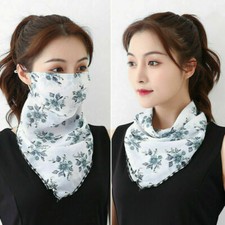 Sciarpa copri viso bocca naso chiffon outdoor protezione UV scialle velo sciarpe