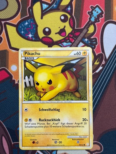 Carte pokemon pikachu - pokemon,