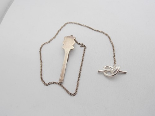 Nodo segnalibro in argento - nodo, :