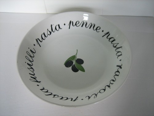 Plat pates pasta faience - à,