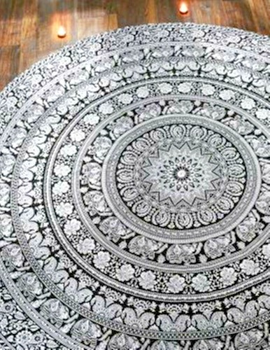Tappetino yoga flower elephant - yoga,