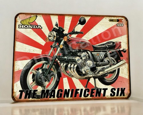Plaque métal honda cbx 1000 - métal,