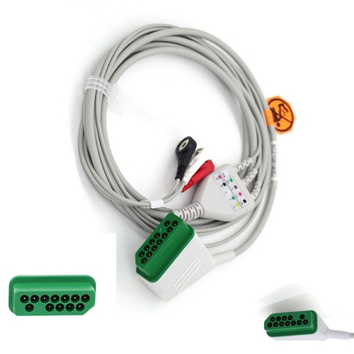 Cavo ecg riutilizzabile fili - riutilizzabile, 3