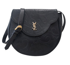 *Rara* Borsa a tracolla Yves Saint Laurent in pelle arabesca nera YSL