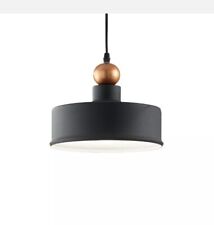 Lampadario In Metallo Nero Oro