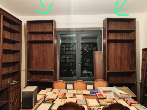 Libreria legno massello con - in,