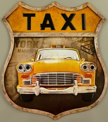 Blechschild taxi new yorker - new,