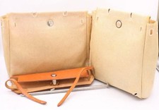 Borsa Hermes Her Bag MM originale JH102 tote bag borsetta bianca argento ferramenta dal Giappone