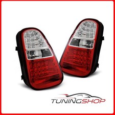 LDMC09 FARI FANALI POSTERIORI MINI COOPER R50 /R52 /R53 04-06 RED WHITE LED Tuni