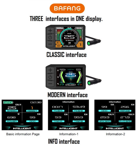 Bafang 600c 500c display - 500c,