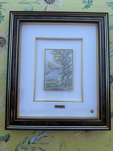Quadro paesaggio argento - quadro,