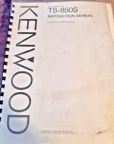 Kenwood 850s tranceiver - ts-850s,