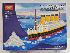 TITANIC Micro Blocchi da Costruzione CON ICEBERG Modello 3D da montare pezzi 186