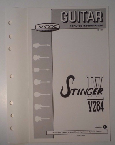 Chitarra vox originale 1969 - originale,