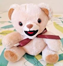 Pupazzo Mini Peluche Coccolino Gadget Pubblicitario Orso Orsetto Vintage