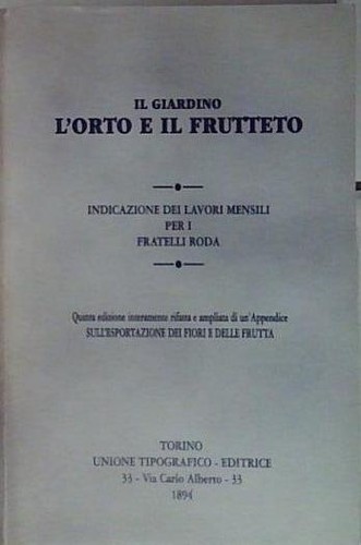 Giardino orto e il - il,