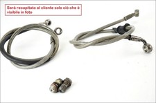 DUCATI MONSTER 600 1998 2001 parti tubi freno in treccia aeronautica originali