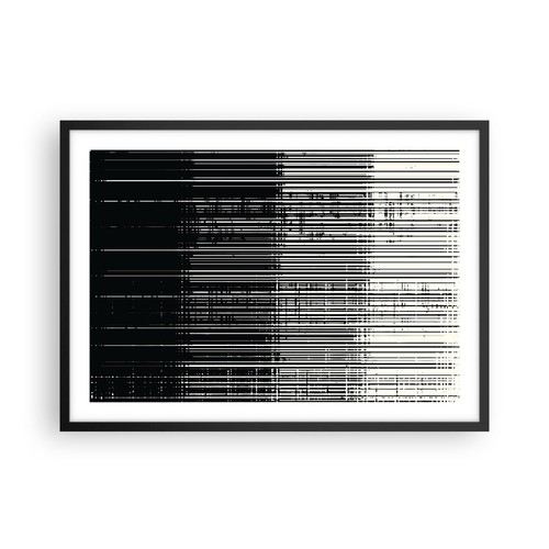 Poster 70x50cm bianco nero - 70x50cm,
