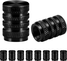 10 Pz Tappini Gomme Auto Neri