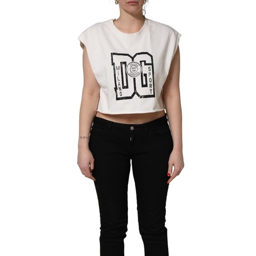 Top dolce gabbana bianco - top, &