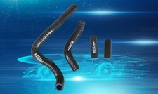 For HONDA CR250 CR250R 1992-1996 92 93 94 95 96 KIT BLACK silicone radiator hose