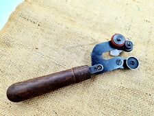 Taglierina manuale professionale vintage per taglio riccio pelle cartone carta URSS 1970