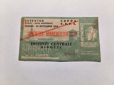 biglietto stadio JUVENTUS -MANCHESTER CITY coppa u.e.f.a. 1976 - 000034