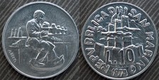 SAN MARINO  # 10 lire 1978