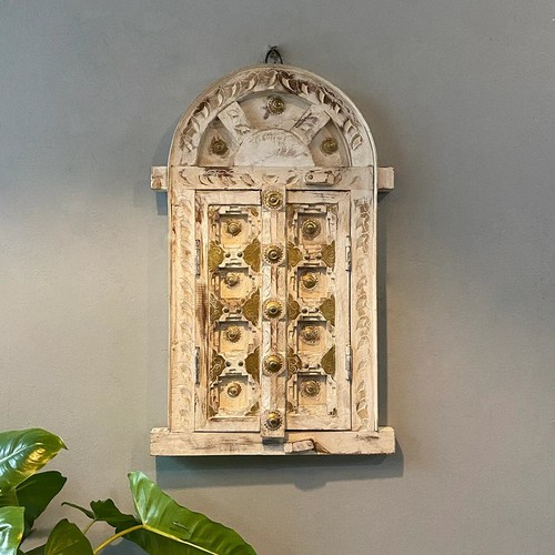 Anq jharoka legno ottone - in,