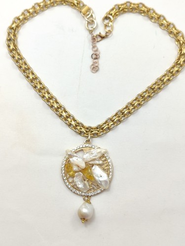Collana donna zama dorato - collana,
