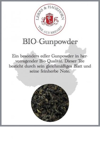 Tè biologico gunpowder - biologico,