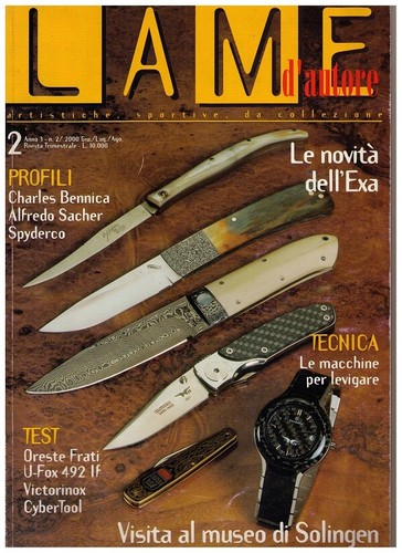 Riviste lame autore anno - riviste, d'autore