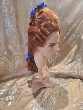 Parrucca Uomo 1700 Costume Storico Rosso Tiziano OTTUPUS