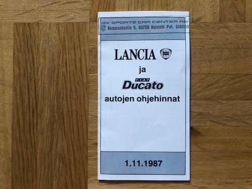 Listino prezzi lancia tema - prezzi,