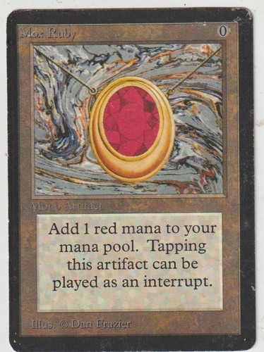 Mox ruby beta - ruby, mtg