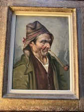 Original Oil On Canvas “Old