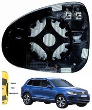 PIASTRA SPECCHIO RETROVISORE DX TERMICA VW TOUAREG 2010-2018 NUOVA