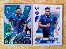 TOPPS MATCH ATTAX CL 2025/26 - 2 Cards Reece James Man Of The Match Base Chelsea