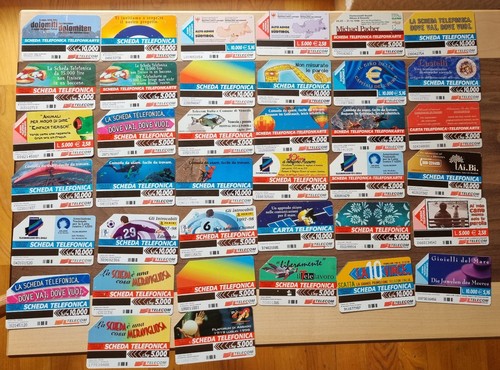 Lotto schede telefoniche - telefoniche, 38