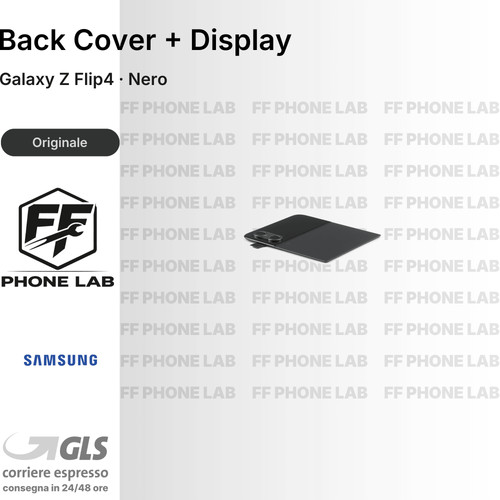 Cover posteriore con display - cover,