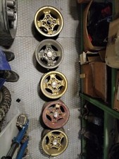 5 CERCHI RUOTA 5X10 INNOCENTI MINI COOPER ORIGINALI CROMODORA ABARTH